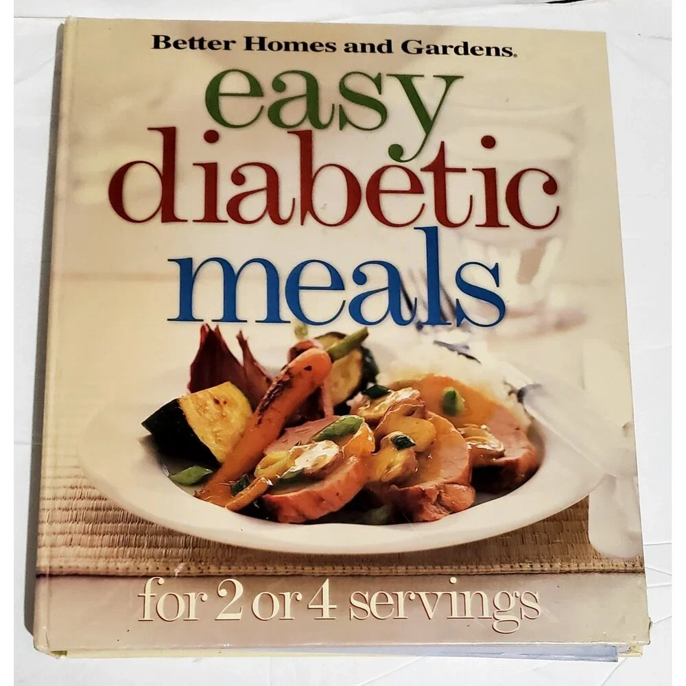 Easy Diabetic Meals by Kristi Fuller 2002 Spiral Cookbook for 2 or 4 Servings